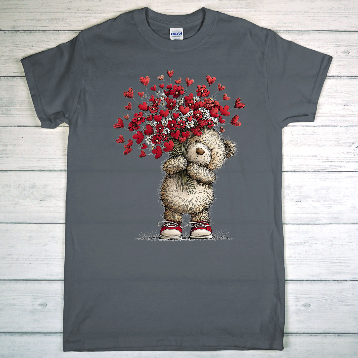 Teddy Bear & Hearts T-shirt