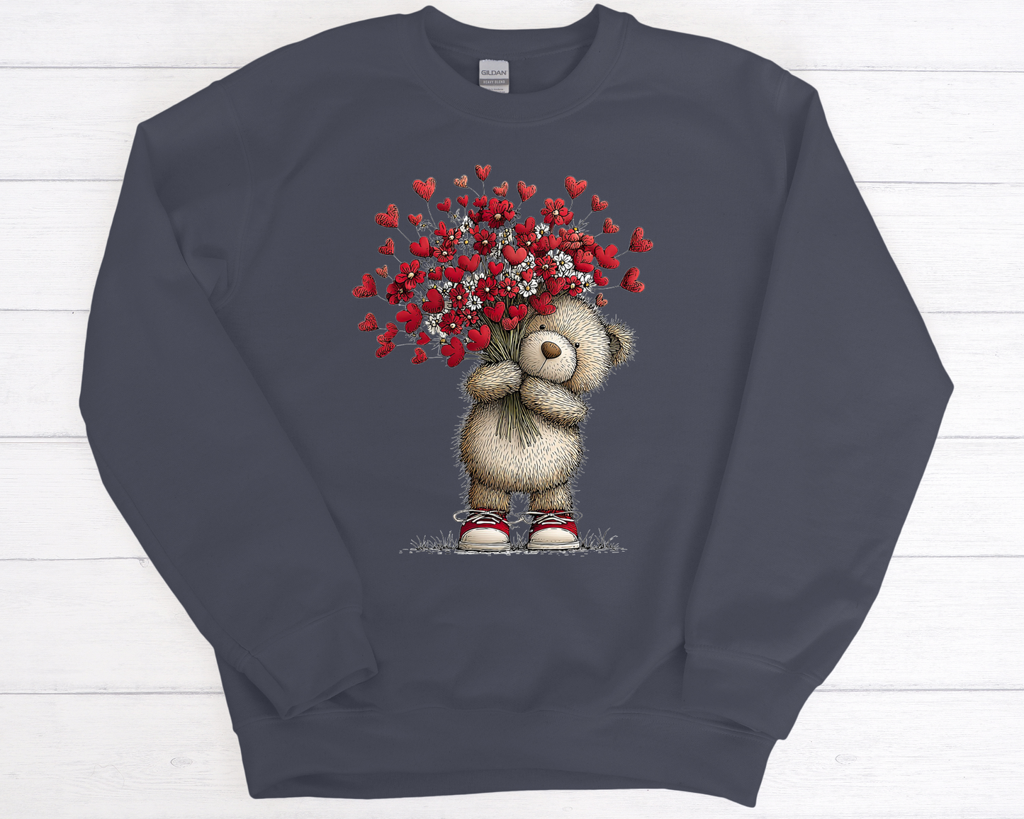 Teddy Bear & Hearts Sweatshirt
