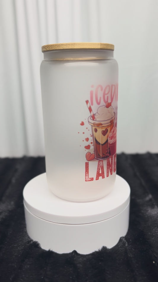 Iced Coffee is my love language Iced Coffee Cup